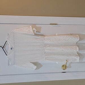 Old Navy short sleeve white dress